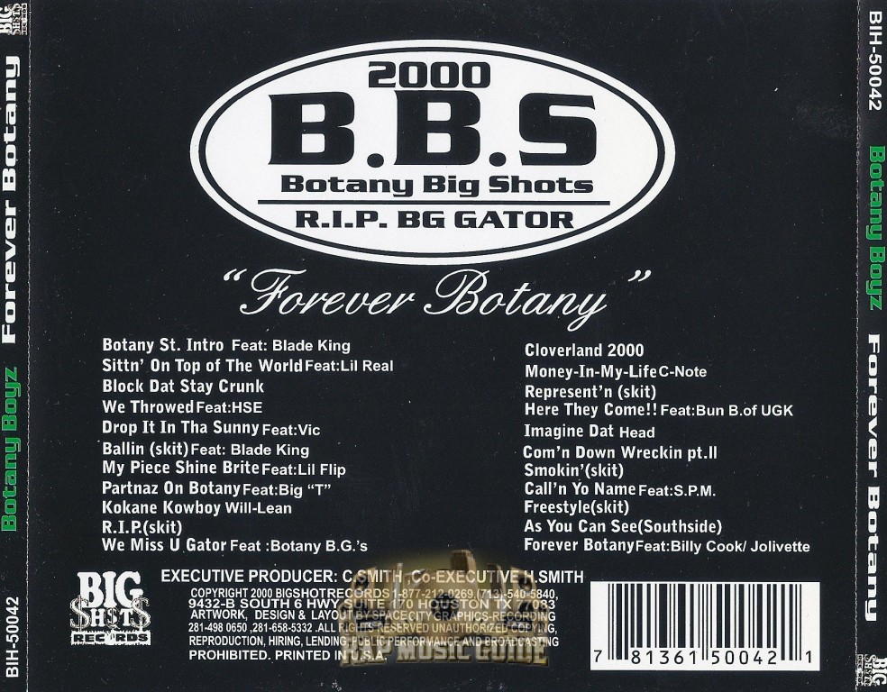 Botany Boyz - Forever Botany: CD | Rap Music Guide